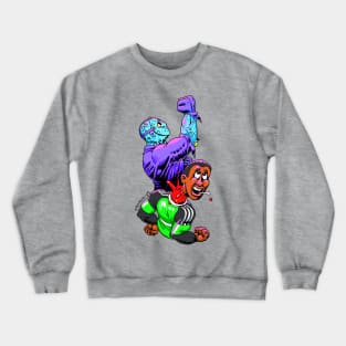 Jason Punch-Out!! NES colors Crewneck Sweatshirt